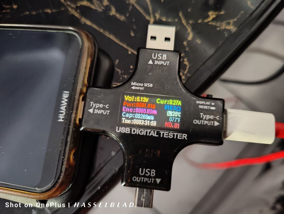 Професионален USB тестер информатор bluetooth свързаност с приложение