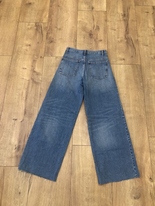 Zara дънки със странично закопчаване