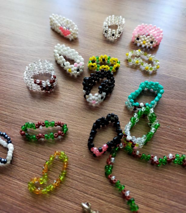 бисер и колечки из бисера