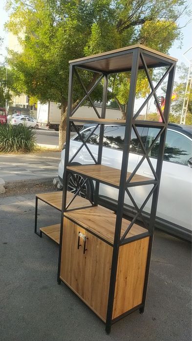 Шкаф стелаж лофт