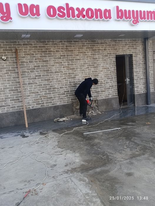 Beton kesish teshish xizmatllari almazne bureniya adboyne malatok