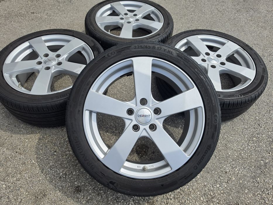 5х112/17 с гуми VW Audi Skoda Seat 5x112/17 Фолксваген Ауди Шкода Сеат