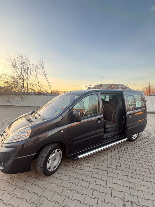 Fiat Scudo 2010 Lung, 5 Persoane, Full option, dublu cabina.