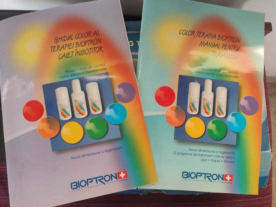 Set bioptron cu lentile colorate