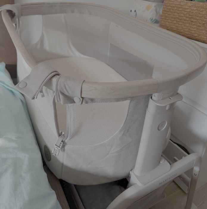 Pătuț co-sleeper Maxi-Cosi Iora Air - Classic Beige