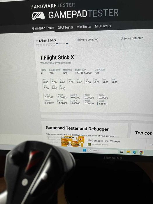 Thrustmaster T.Flight stick X joystick