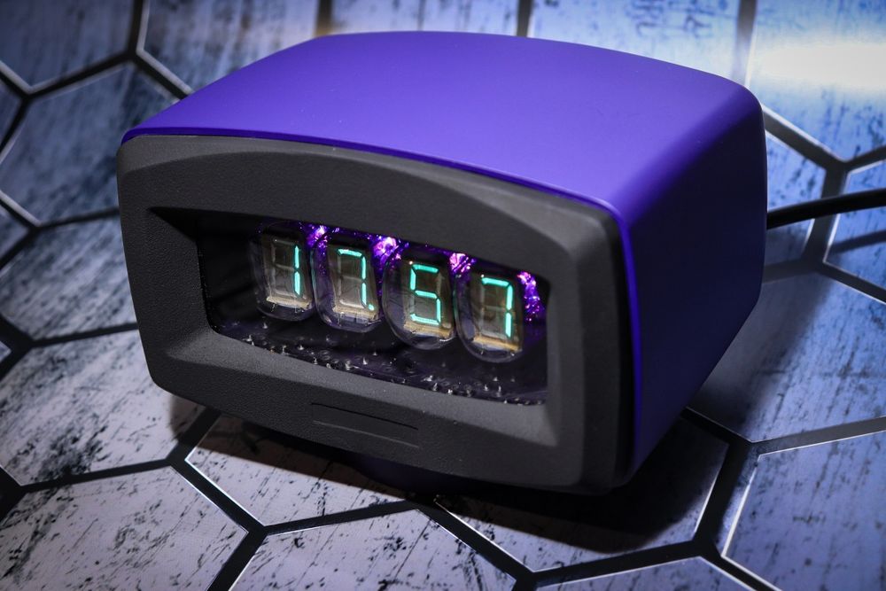 Nixie clock часы на лампах ИВ-22 ретро СССР