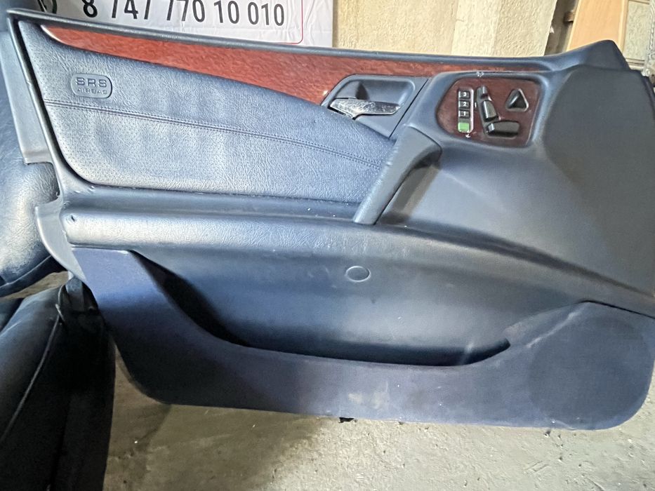 Кожанный салон Мерседес W210