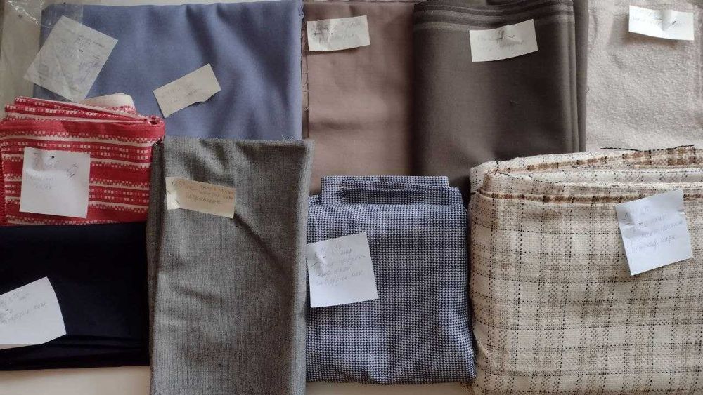 Нови платове жарсе басма лен трико поплин габардин сатен и други