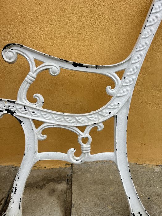 2 banci din fonta complete