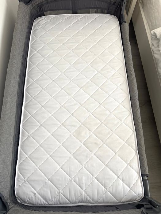 Patut co-sleeper Coccolle Insieme Greystone 120x60, 0-3 ani