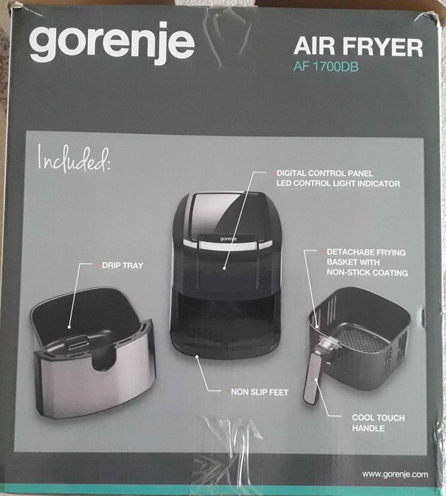Air Fryer Gorenje AF1700 DB 5L уред за готвене без мазнина