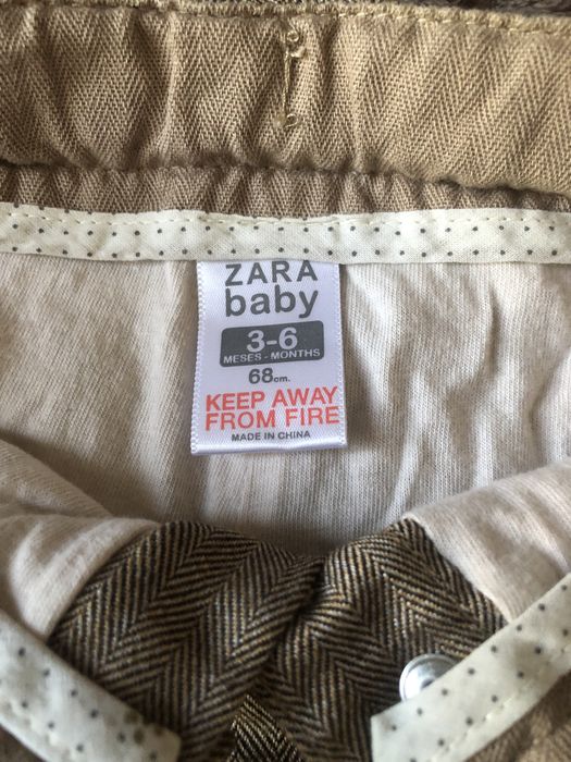 Pantalon Zara baby, marime 68 - cu dublura din bumbac