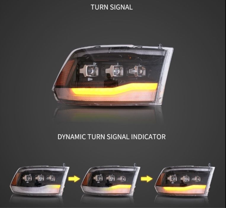 Dodge ram Full Led фарове 2009-2018