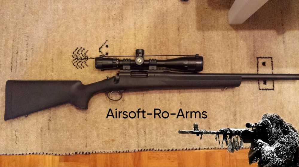 Pusca Airsoft Colectie/Tinta/Pasari=>Cu Luneta Pe ARC 6mm METAL