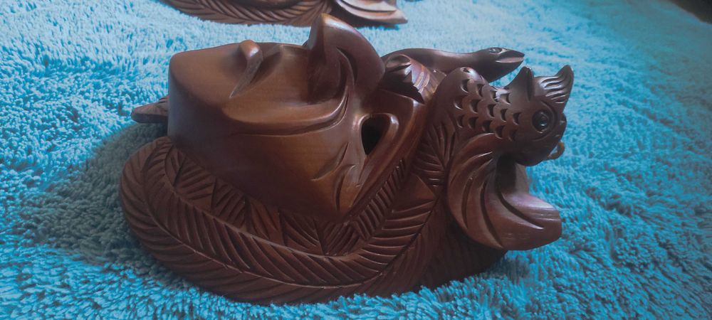 Masca din lemn Mayasa