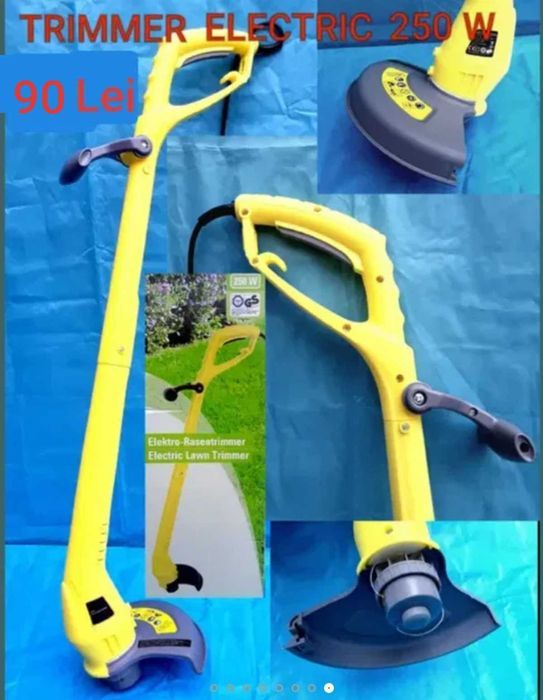 TRIMMER ELECTRIC 250 W pentru gazon, iarba - NOU - 110 Lei