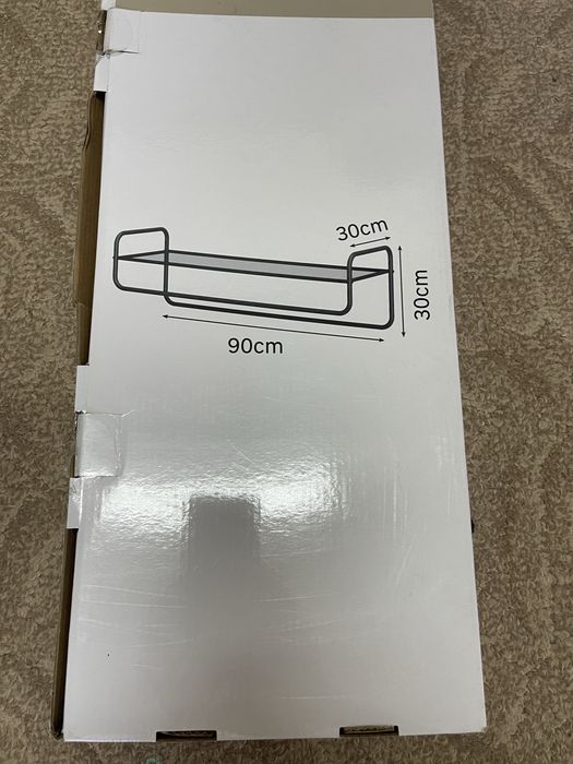 Etajera Spaceo cu bara pentru umerase