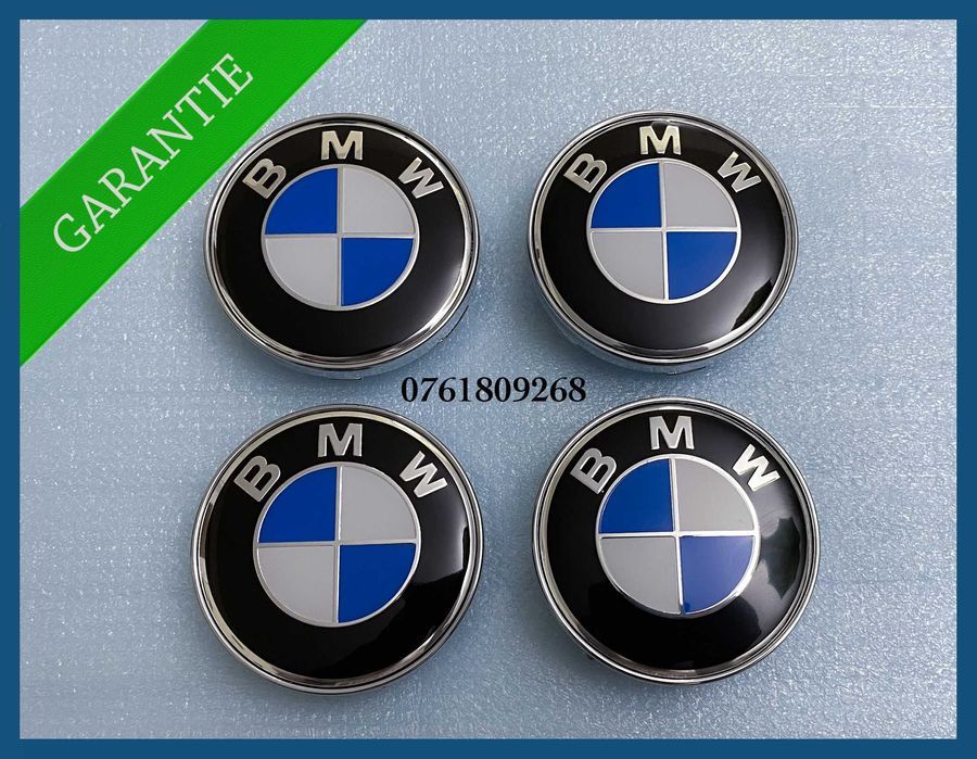Set 4 capace 60mm jante aliaj BMW seria 1 2 3 4 5 6 7 X1 X3 X5 X6