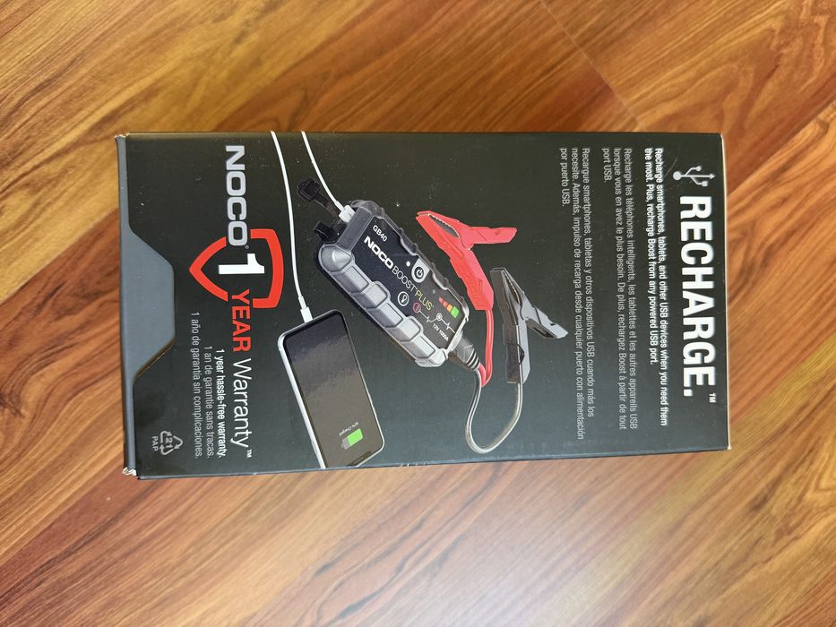 Преносим стартер 12V 1000A - NOCO Boost Plus GB40
