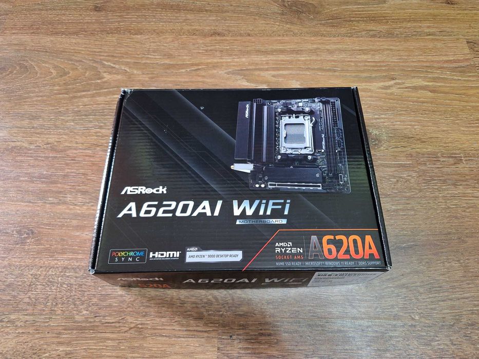 Placa de baza AM5 Mini ITX ASRock A620AI WiFi, in garantie 09 ian 2029