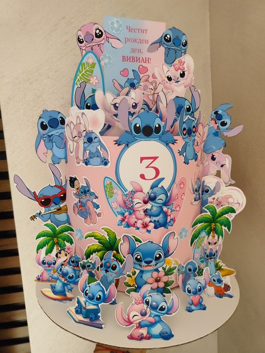 Торта за 30 деца ( 30 книжки, 30 моливи и 30 пастели)