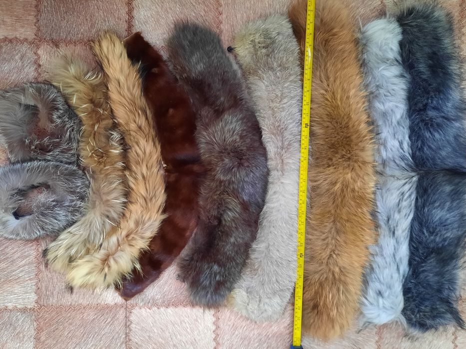 Воротник песец, норка, разные