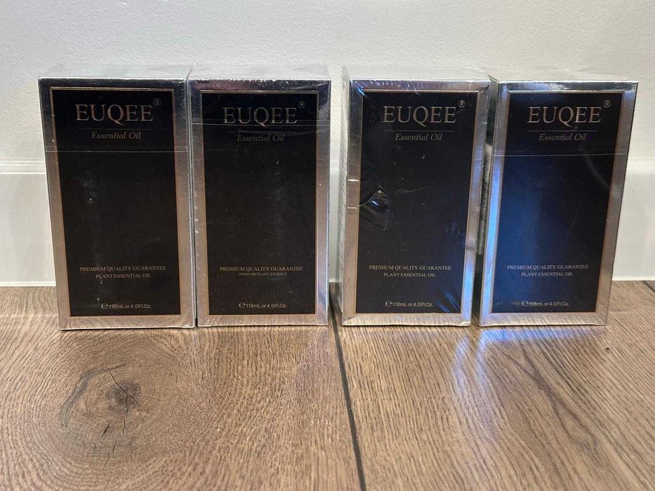 Set 4 uleiuri esențiale EUQEE 118 ml, noi, sigilate