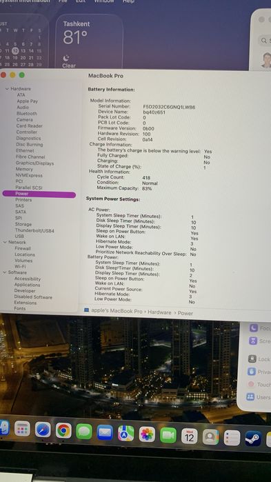 Macbook Pro M1 Pro 2021. 16-inch. 16/1 TB