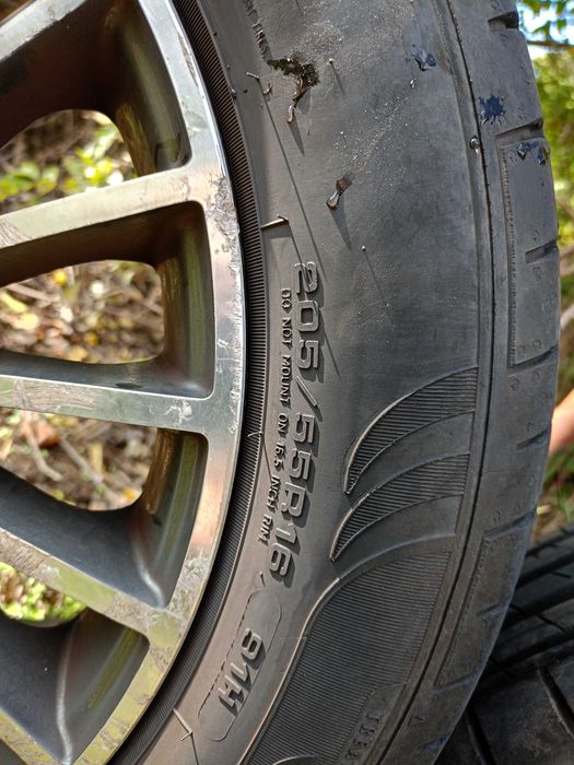 Алуминиеви джанти 16 " 5Х114.3  "Мак" с летни гуми