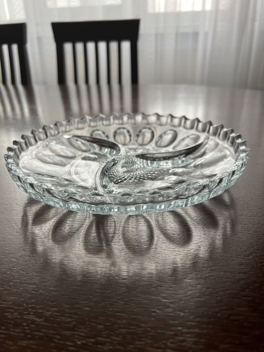 Менажница стеклянная