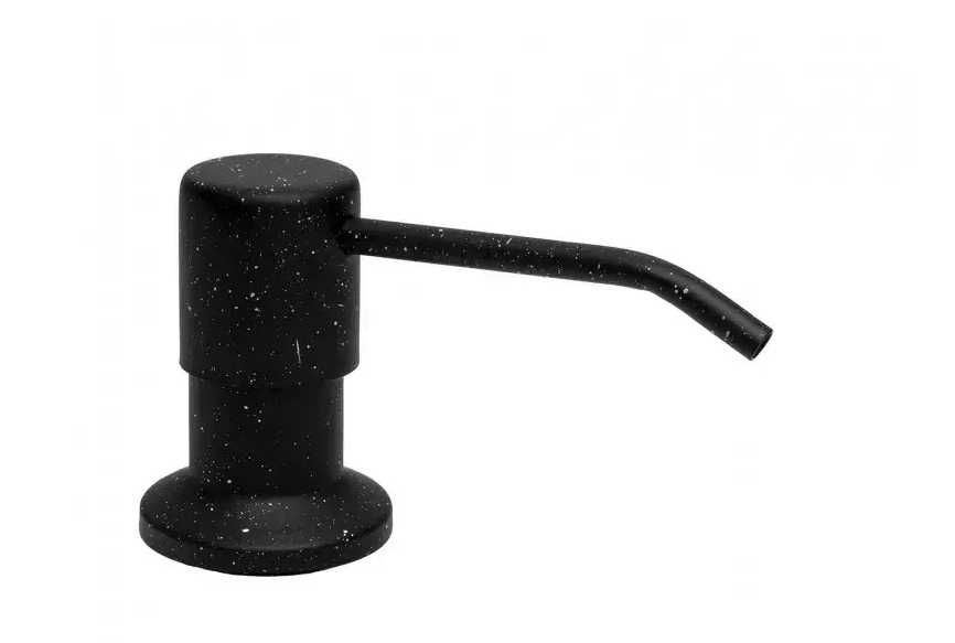 Промо комплект Смесител изтегляш + Дозатор Черен Графит Сив Б BBM_N72M