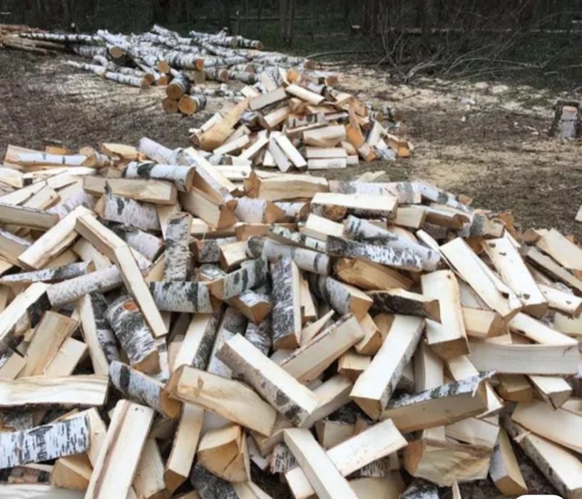 Дрова колотые рубленные