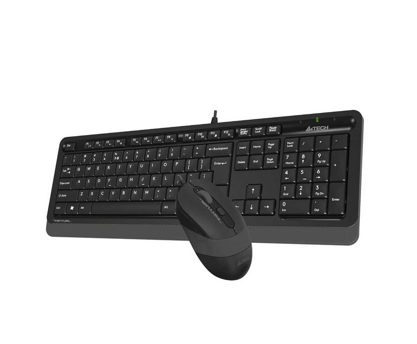 | Клавитура Комплект  A4Tech  F1010 /keyboard&mouse  USB Grey Black