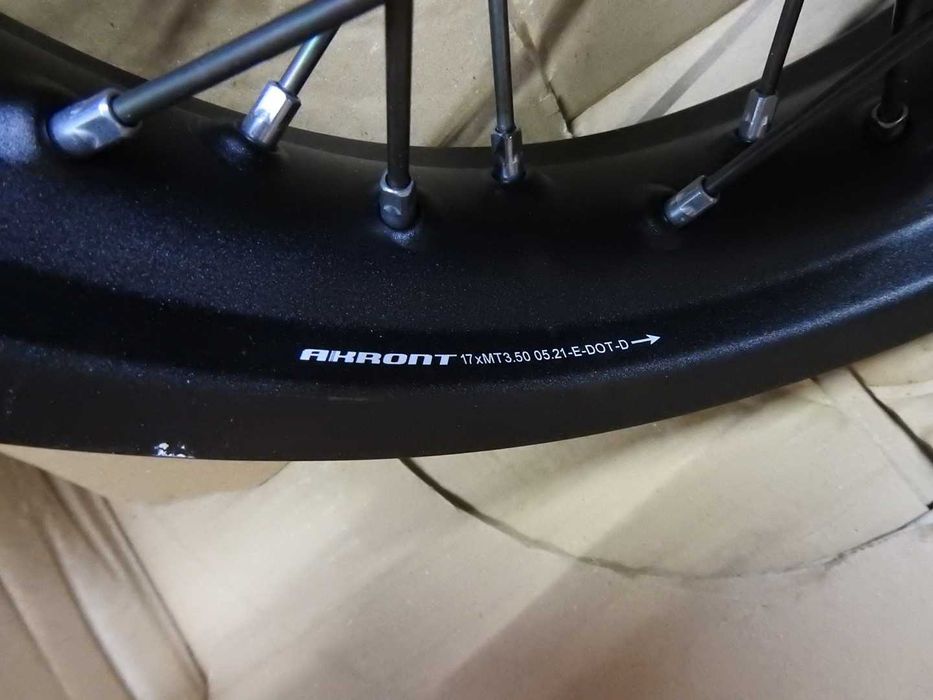 Set roți spițate noi KTM 390 Adventure 2023 – 19” față / 17” spate