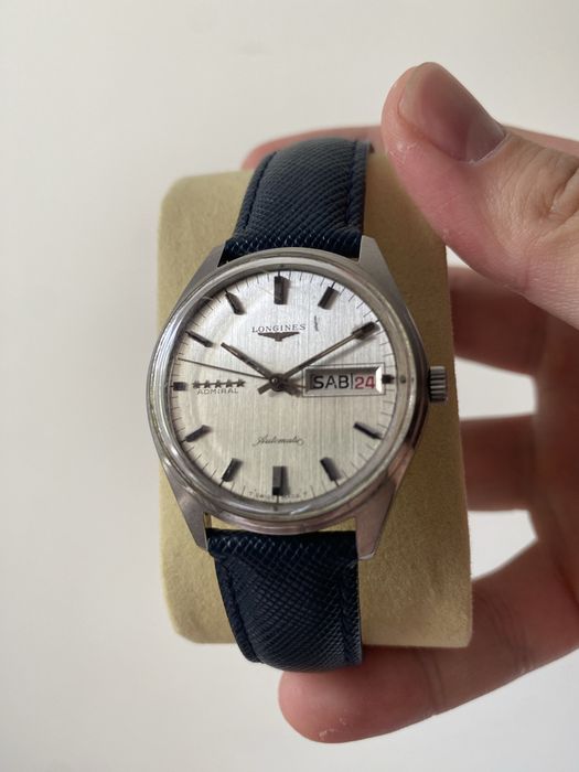 Longines Admiral 5 Star Automatic Day-Date, ceas vintage elvetian anii 70