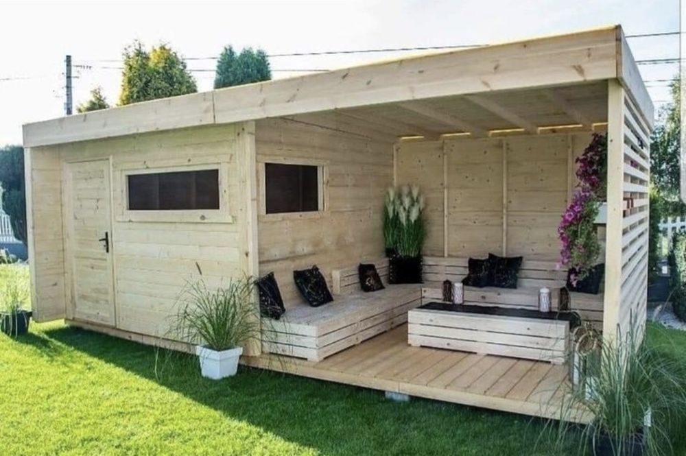 Vând foișoare terase pergole Magazii de depozitare