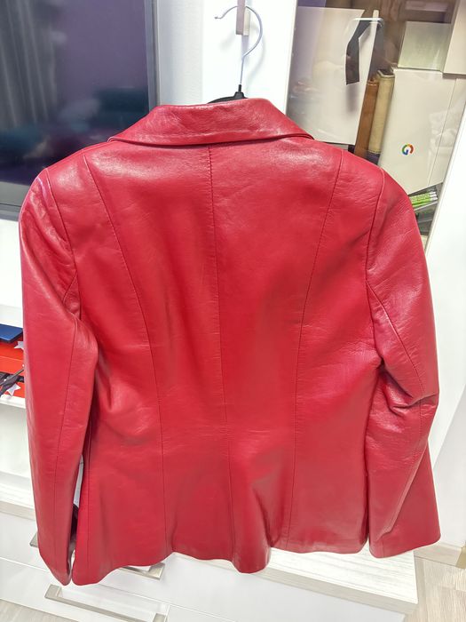 Sacou de piele marimea M, made in Italy