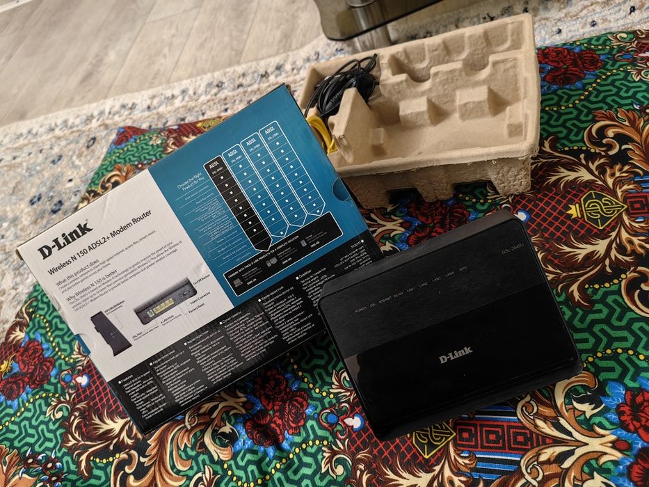 Продам ADSL2+ Modem Router, модель DSL-2640U.