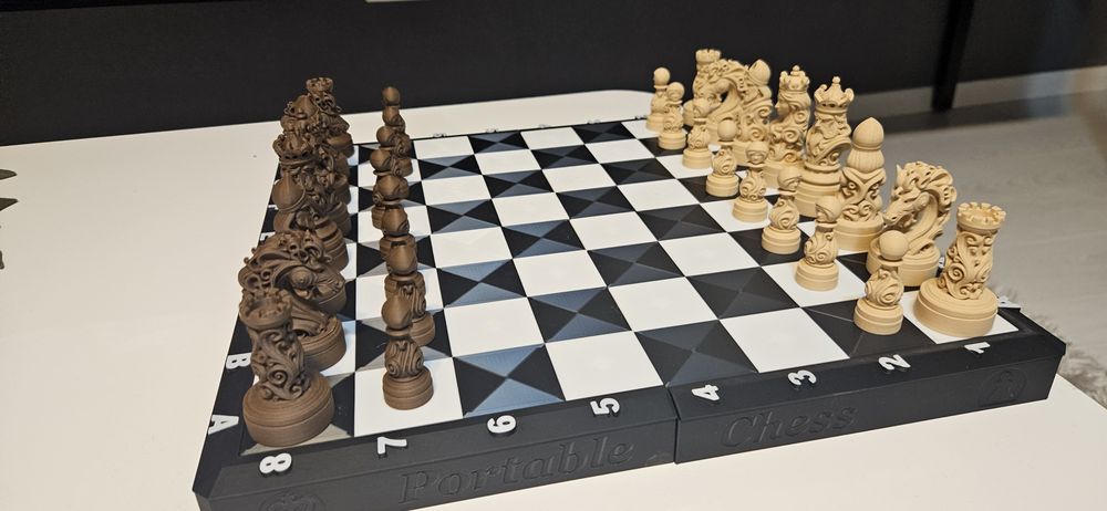 Set 32 piese sah 7 cm înălțime