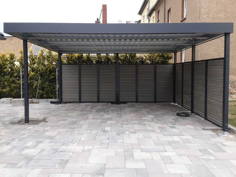 Навеси за автомобили (Carport) –соларни и стандартни конструкци-ЛИЗИНГ