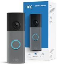 Video interfon Ring Battery Doorbell, 2 Gen, conversatie bidirectionala cu audio, sigilat