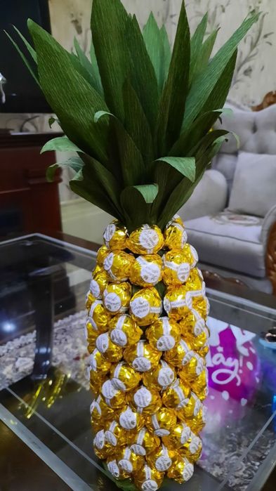 Шоколадный ананас! Идеальный подарок на 8 марта. Shokokadli ananas.