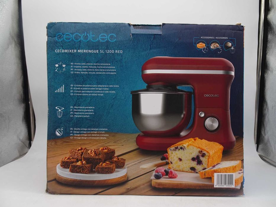 Cecotec Cecomixer Merengue 5L 1200 Mixer Roșu
