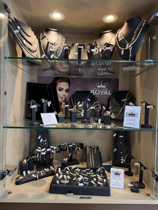 Bijuteria ROYAL: Bratara Lant  Inel Cercei  Aur 14K  dama barbat 585