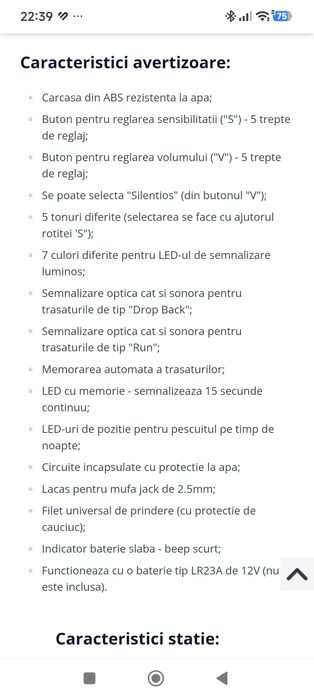 Avertizori/Senzorii Delphin coder 4+1