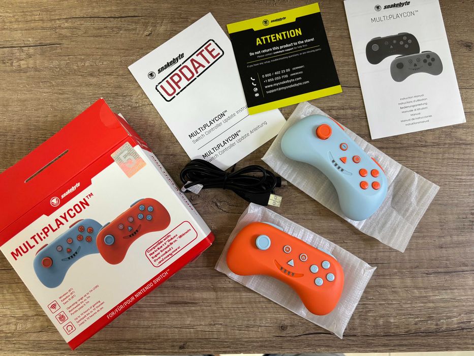 Комплект от 2 бр. геймпад контролера за nintendo switch Snakebyte!