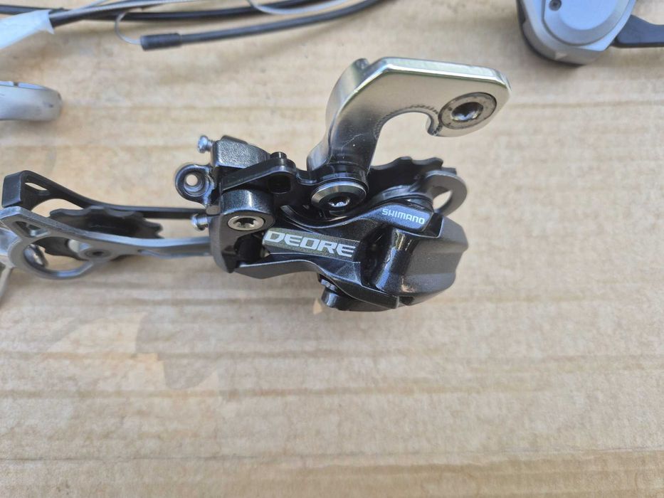 Shimano Deore -LX, set schimbatoare+shiftere, 3X9+camasi si cabluri