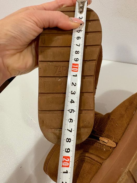 Zara Ботуши Апрески Зимни обувки