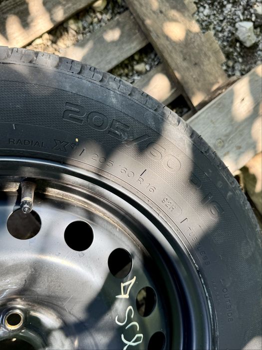 НОВA Резервна гума+джанта 16цола 4x100 за Renault,Dacia,Nissan